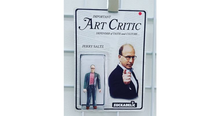Sucklord , Work of Art, Jerry Saltz “Important Art Critic: Defender of Taste and Culture”, 2018.