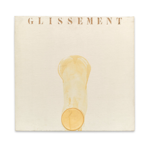 Glissement, 1981, 40 x 40 cm Courtesy Michel Mouffe
